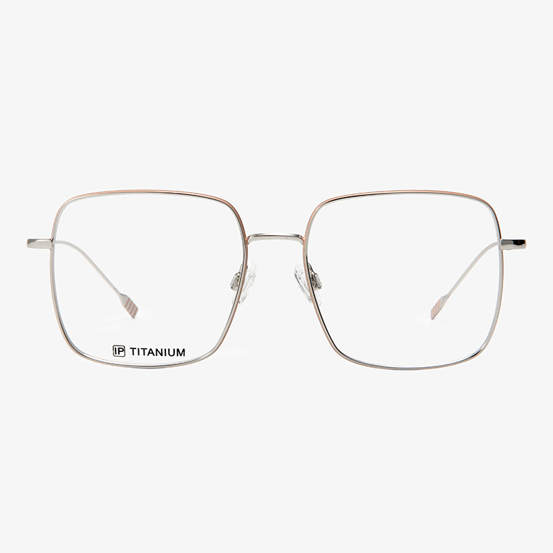 Square Titanium Frame Metal Optical Eyeglasses 22ST025