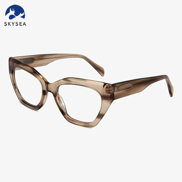 Acetate Square Shape Fashionable Eyeglasses For Men Women 23SA021