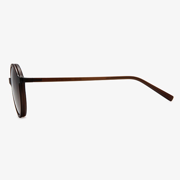 Round Shape Slim Frame TR90 Optical Glasses Clip on Sunglasses RX7059