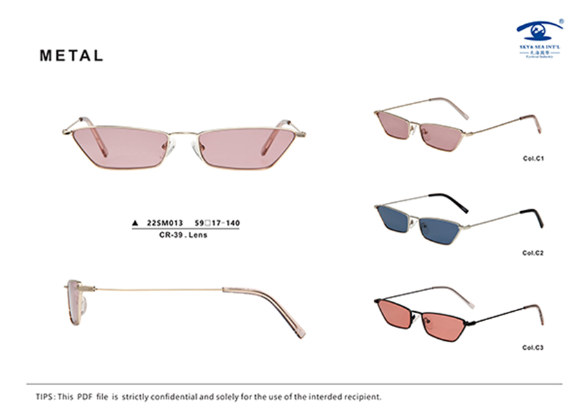 Wholesale Sunglasses Metal Frame Shades 22SM013