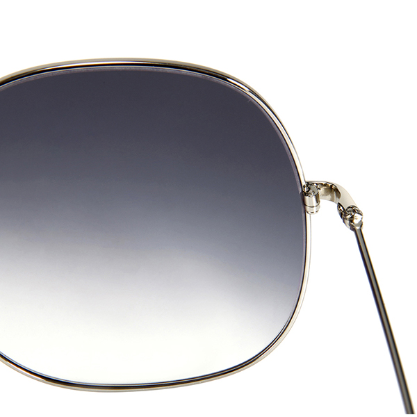 Big Size Metal Sunglasses Frame Gold Lady Style 22SM020