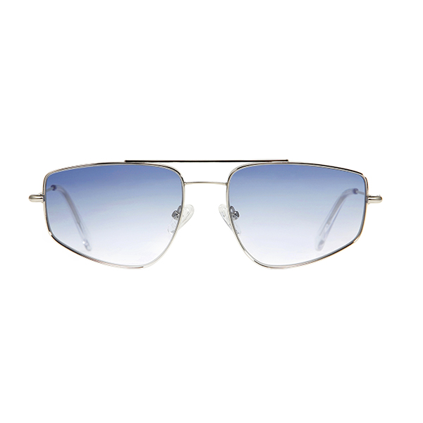 Double Bridge Metal Sunglasses Men Frames 22SM016