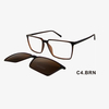 Eyeglasses Men Style Rectangular TR90 Sunglasses Frames RX7079