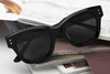 Round Shape Custom Style Acetate Sunglasses 23SA030