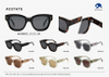 Round Shape Custom Style Acetate Sunglasses 23SA030