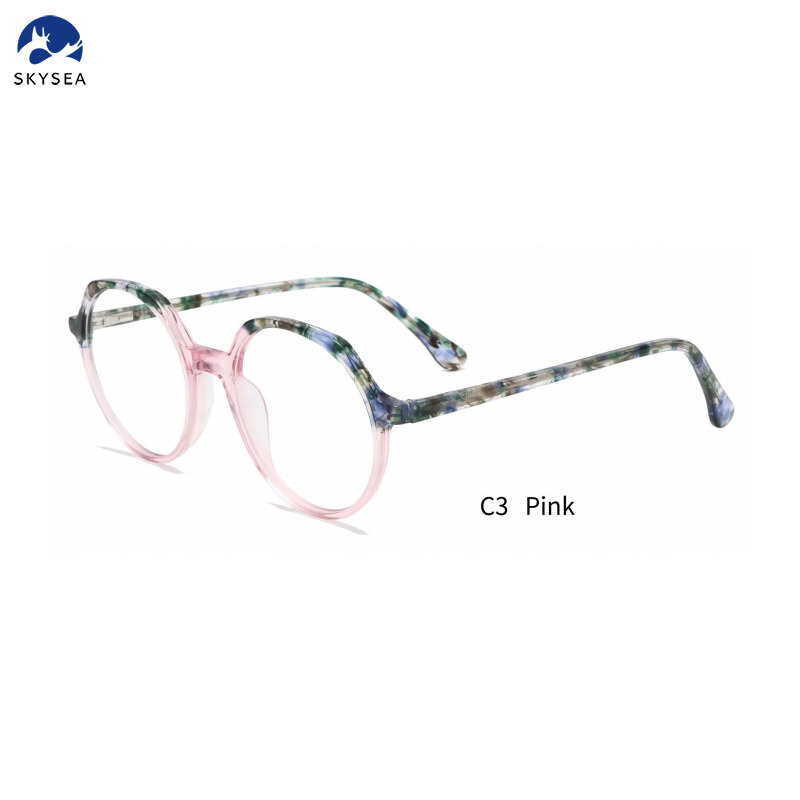 Newest Fashion High End Acetate Eyewear for Women Men Colorful Acetate Eyeglasses Frames
