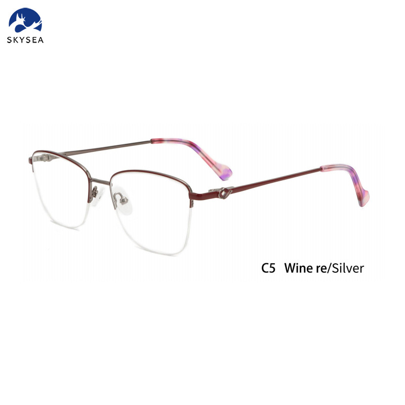 Women Luxury Eyeglasses Custom Logo Optical Glasses Female Eye Glasses Frames Monturas Opticas