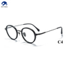 Titanium Acetate Eyeglasses Frame for Optical Eye Glasses Round Retro Design Eyewear Glasses