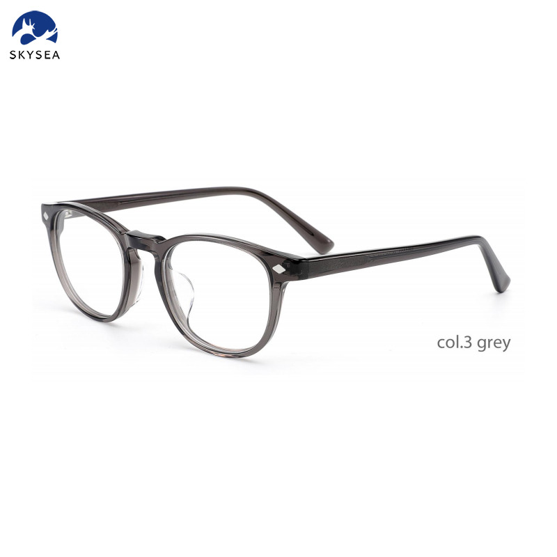 Rectangle Fashion Glasses Manufacturing Quality Acetate Glasses Frame Custom Logo Eyeglasses Frame