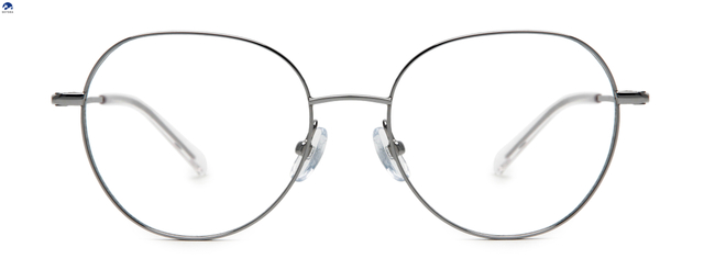 Business Eyewear Glasses Frame Round Eyeglasses Spectacle Glasses Women Men Optical Frame