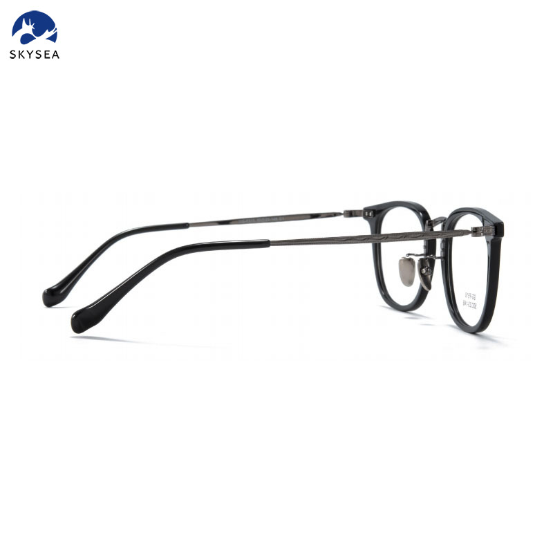 Factory Wholesaler Luxury High Quality Titanium Optical Frame Eyeglasses Full Frame Glasses