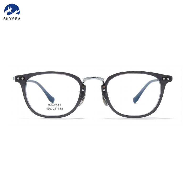 New Fashion Design Factory Wholesaler Luxury High Quality Titanium Optical Frame Eyeglasses Trendy Design
