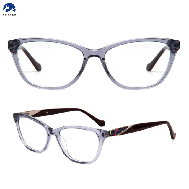 Fashionable Cat Eye Glasses Acetate Eyewear Display Optical Frame Displays Eyeglasses Frame