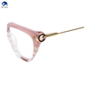 Fashionable Acetate Combine Eyeglasses Frames Cat Eye Optical Frames Spectacle Eyewear Optical Frames