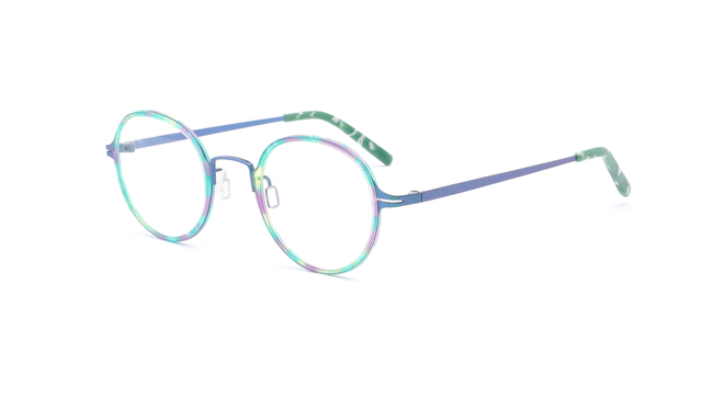 Kids colored optical titanium alloy eyeglass frame 24SS040