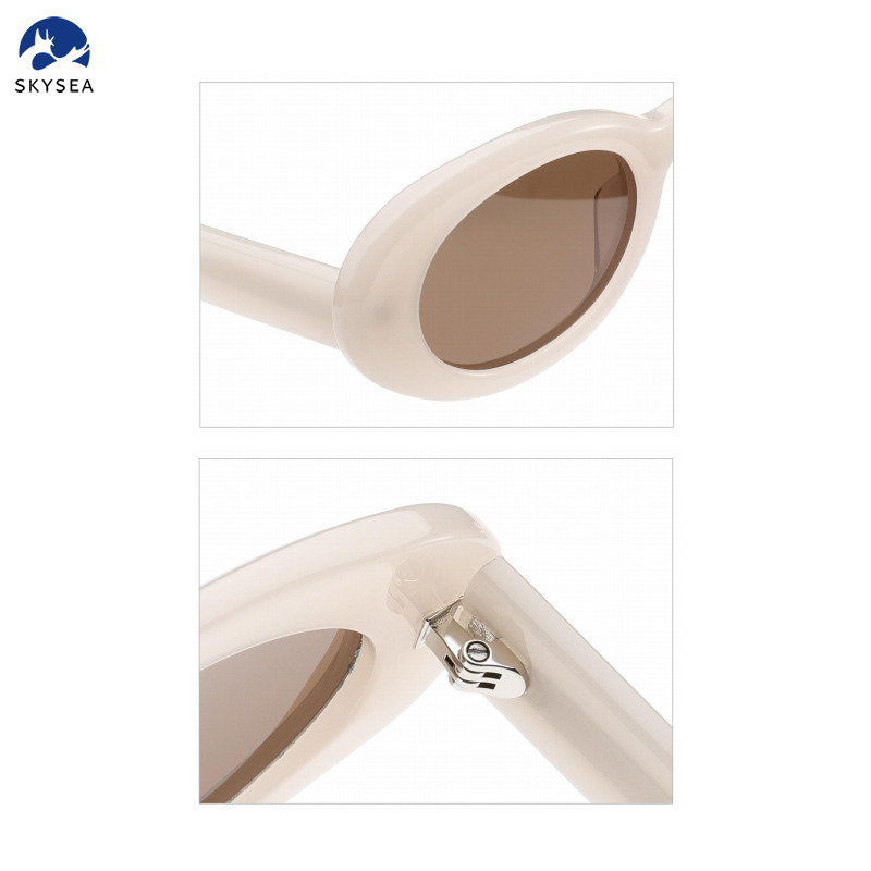 Designer Unisex Fashion Sunglasses with Clear Blue Black Red Acetate Frames Polarized Tac Luxury Sunglasses