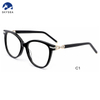 High Quality Retro Color Acetate Mix Metal Eyeglasses Frames