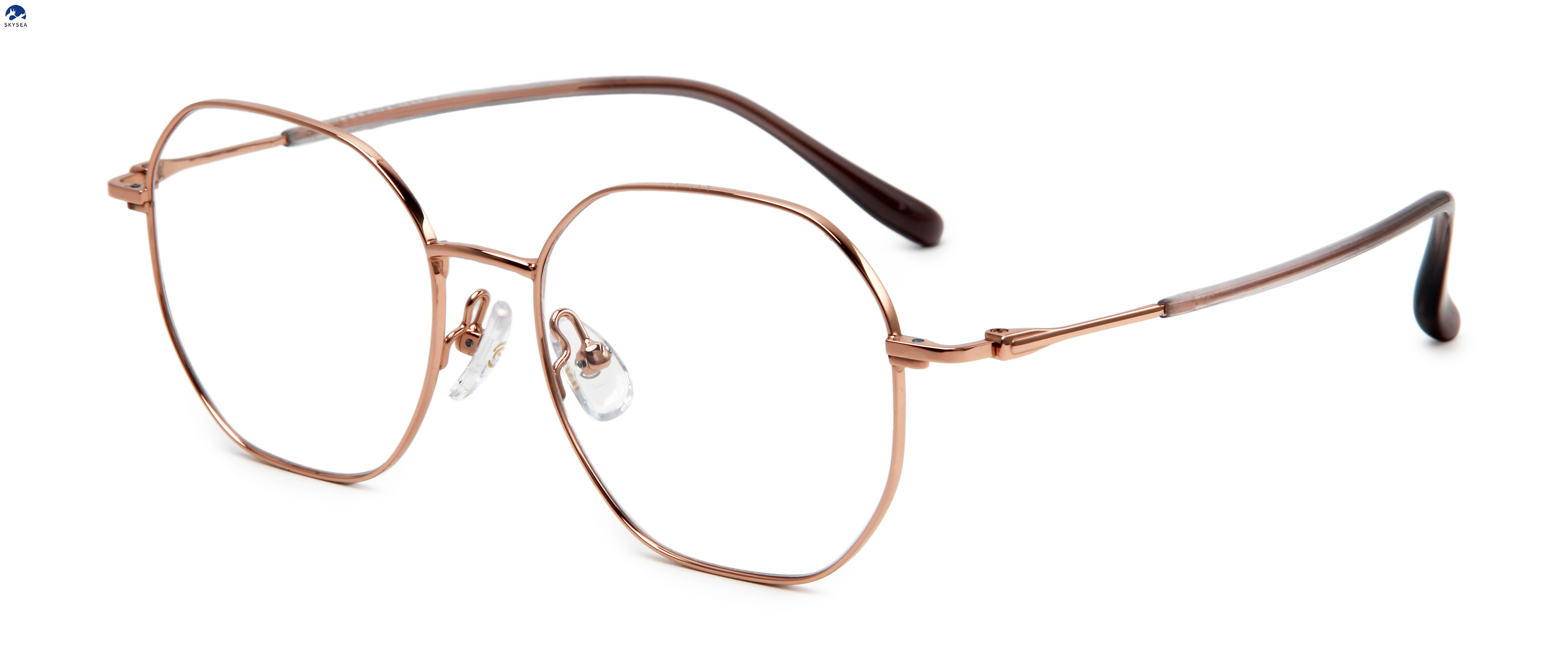 New High Quality Metal Spectacle Frames Women Custom Logo Optical Frame Eyewear