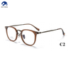 Factory Wholesaler Luxury High Quality Titanium Optical Frame Eyeglasses Full Frame Glasses