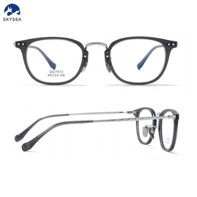 New Fashion Design Factory Wholesaler Luxury High Quality Titanium Optical Frame Eyeglasses Trendy Design