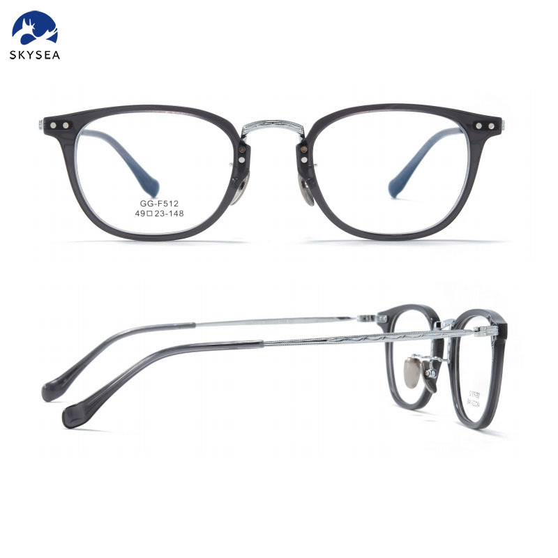 New Fashion Design Factory Wholesaler Luxury High Quality Titanium Optical Frame Eyeglasses Trendy Design