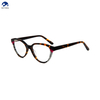 Optical Men Luxury Acetate Eyewear Ladies Frame Eyeglasses Fashion High Quality OEM Cat Eye Glasses Women