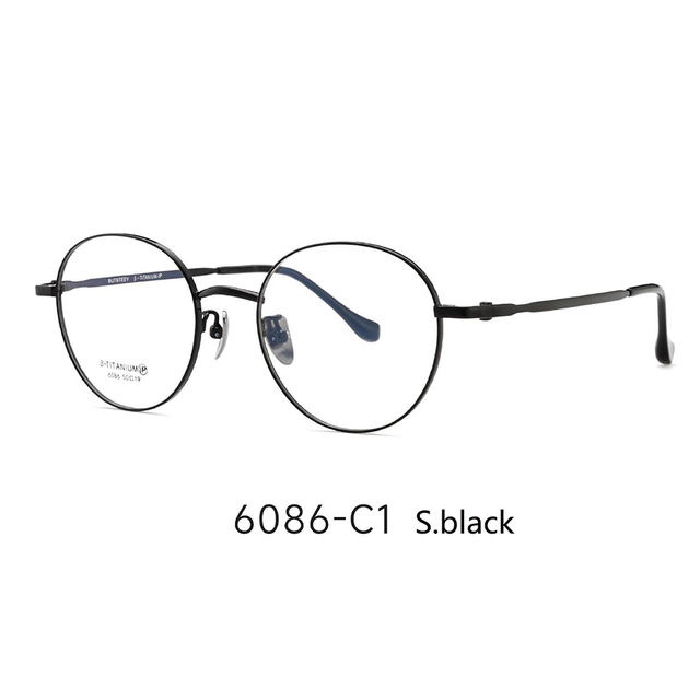 High End Uniex Metal Titanium Optical Frame 6086