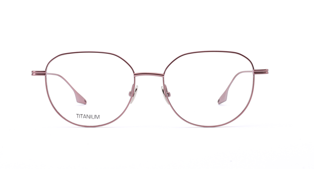 High end circular Uniex metal titanium optical frame