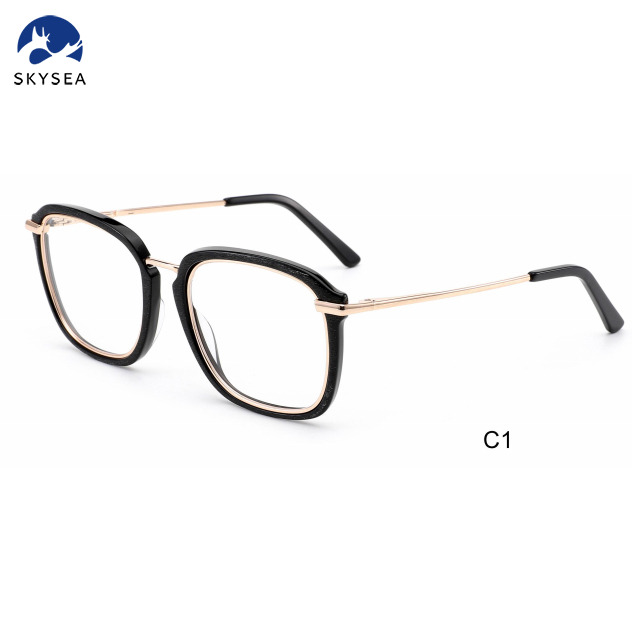 2025 Acetate Glasses Metal Optical Unisex Women Men Eyeglasses Fashion