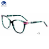 High Quality Retro Color Acetate Mix Metal Eyeglasses Frames