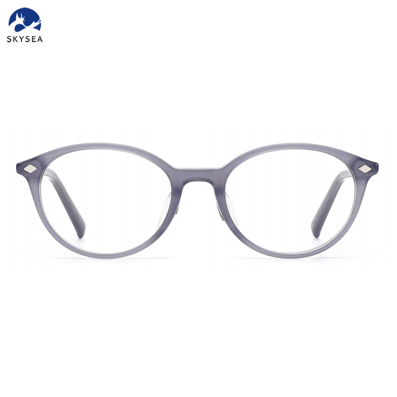 Unisex Black Acetate Irregular Optical Glasses Frames Fashion Eyewear Frame Spectacle Glasses 