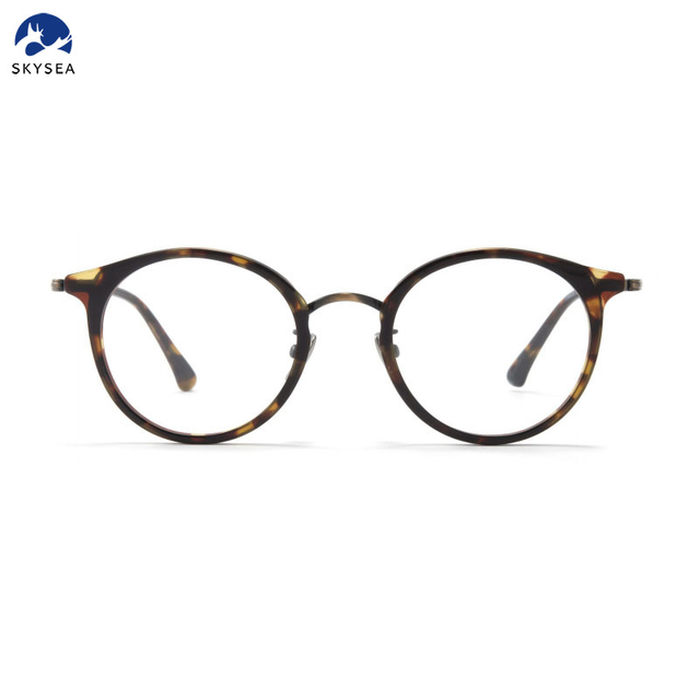 Vintage Titanium Eyeglasses Frame for Men Round Glasses Women Retro Optical Glasses Frame Eyewear Spectacles