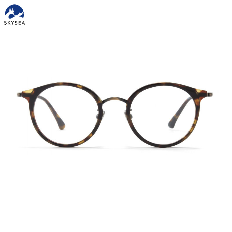 Vintage Titanium Eyeglasses Frame for Men Round Glasses Women Retro Optical Glasses Frame Eyewear Spectacles