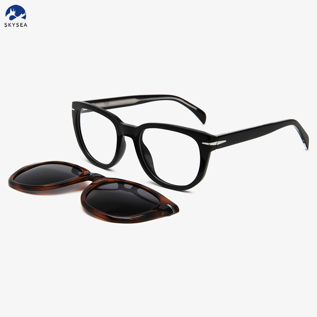 Fancy Acetate Clip on Sunglasses For Outdoor Optical Frame DB1001