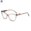 New Fashion Stylish Women Ladies Cateye Custom Prescription Glasses Acetate Optical Frames Wholesale