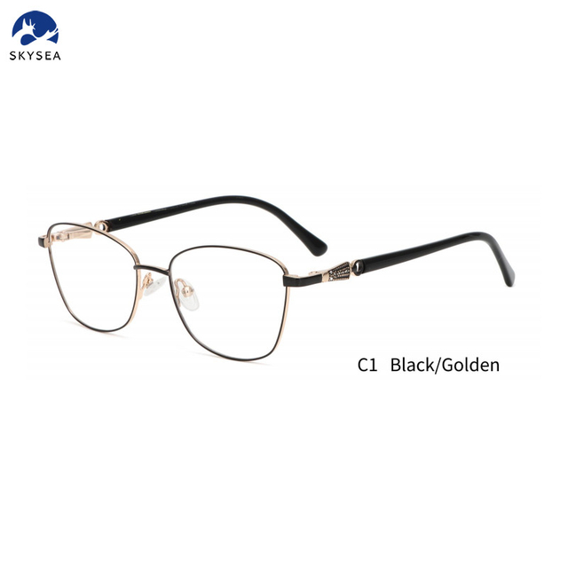 Custom Logo Frame Optical Glasses Women Luxury Eyeglasses Female Eye Glasses Frames Monturas Opticas