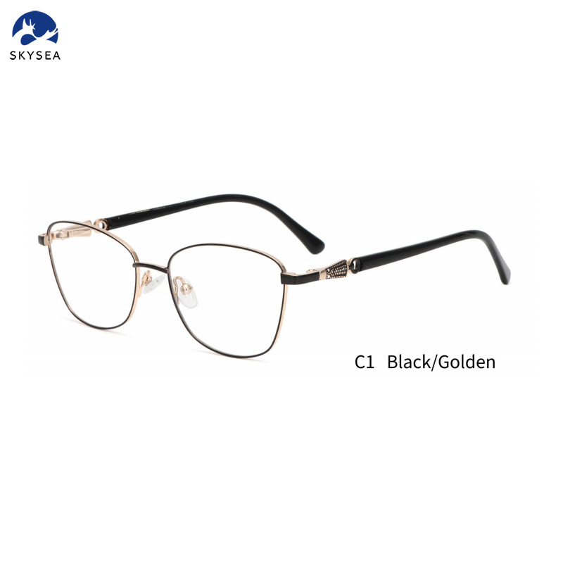 Custom Logo Frame Optical Glasses Women Luxury Eyeglasses Female Eye Glasses Frames Monturas Opticas