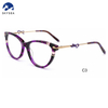 2025 Hot Sales Vintage Style Acetate Mix Metal Eyeglasses Frames