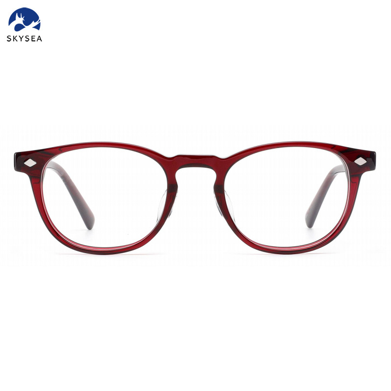 Rectangle Fashion Glasses Manufacturing Quality Acetate Glasses Frame Custom Logo Eyeglasses Frame