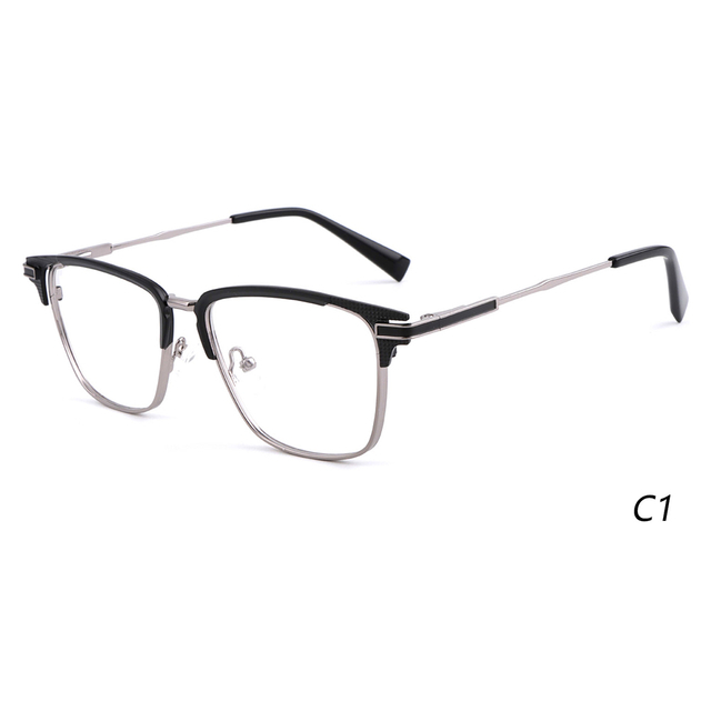 New Double Color Plating Design Optical Frame For Men Eyeglasses 8667