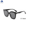 Luxury Large Square Sunglasses Transparent Acetate Frames New Fashion Designer's Sun Glasses Shades for Women Men TAC