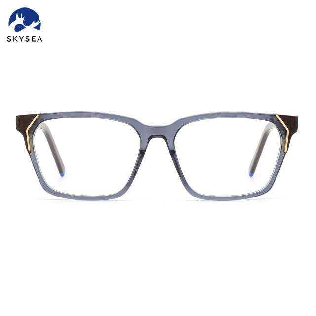 Factory Wholesale Acetate Mix Metal Eyeglasses Frames Custom logo