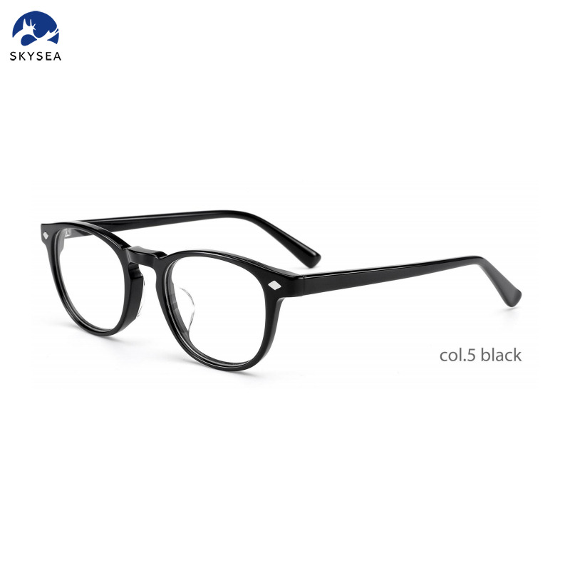 Rectangle Fashion Glasses Manufacturing Quality Acetate Glasses Frame Custom Logo Eyeglasses Frame