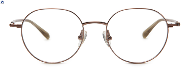 Retro Prescription Glasses Frames Optical Glasses for Women Gold Round Spectacle Frames