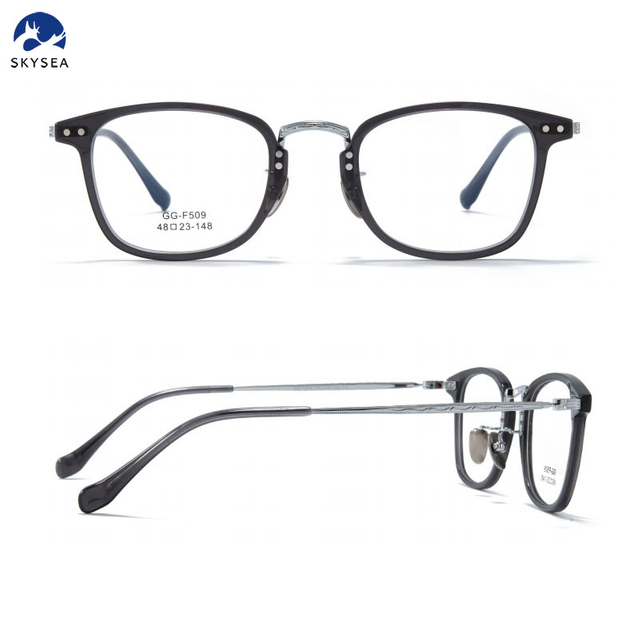Factory Wholesaler Luxury Titanium Optical Frame Eyeglasses High Quality Full Frame Glasses