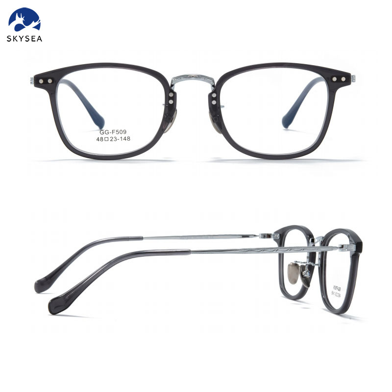 Factory Wholesaler Luxury Titanium Optical Frame Eyeglasses High Quality Full Frame Glasses