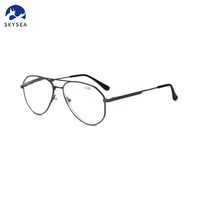 Reading Glasses Fancy Designer Fashion Eyeglasses Frame Luxury Classical Metal Eyewear Frame for Unisex