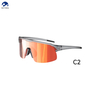 Customized TR90 Frame Cycling Glasses & Goggles Sports Bike Sunglasses with Windproof Protective Mirror Running Mountain Biking