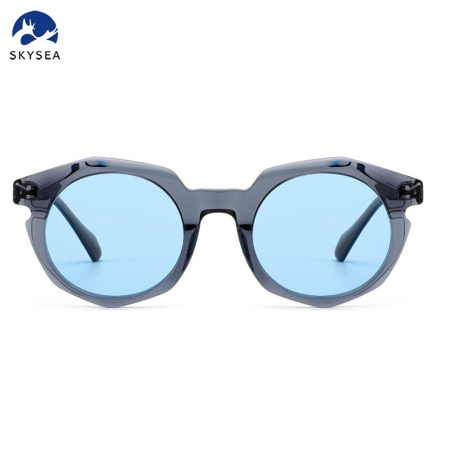 High Quality Acetate Polarized Sunglasses Custom Retro Round Frame Sunglasses 2025 Sunglasses Unisex 
