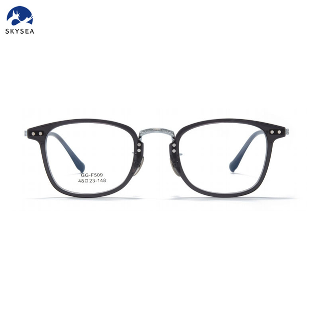 Factory Wholesaler Luxury Titanium Optical Frame Eyeglasses High Quality Full Frame Glasses